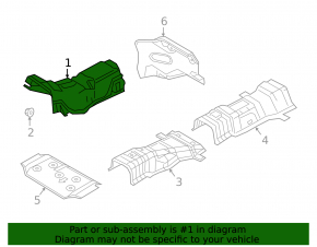 Exhaust manifold protection Mazda CX-5 13-16 2.5