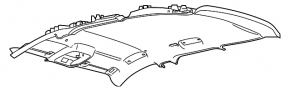 Lincoln Corsair 20-26 Dark Gray Headliner