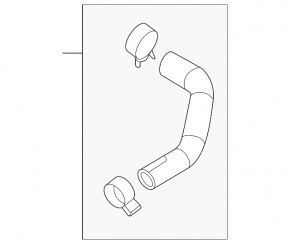 Cooling system hose Mazda CX-90 24-26 2.5 hybrid