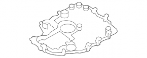 Oil deflector Audi A6 C7 12-18