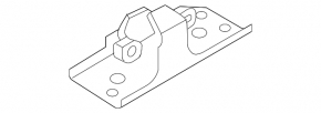 Left engine mount for Nissan Murano 03-07 3.5