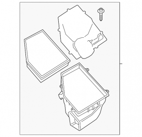 Air filter housing BMW 7 G70 23-25 B58