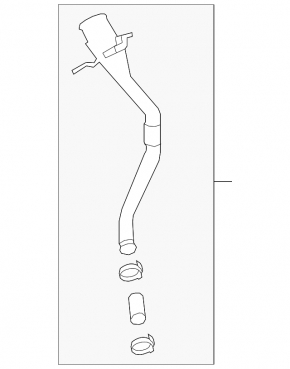 Fuel filler neck Mini Cooper F56 3d 14-24
