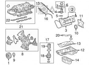 Intake manifold for Toyota Sequoia Tundra 2008-2009 4.6 5.7