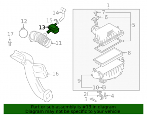 Air resonator Toyota Sienna 21-25