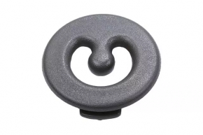 Right arch trim plug Chevrolet Volt 11-15 dark gray