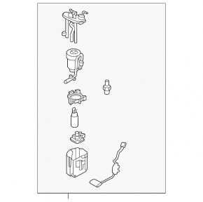 Fuel pump for the Kia Optima 2014-2015 hybrid