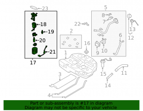 Fuel pump for the Kia Optima 2014-2015 hybrid