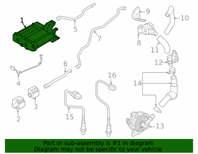 Kia Sorento 21-25 HEV Carbon Canister