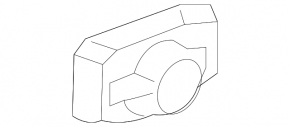 Volvo XC90 16-22 interior hood opening handle black