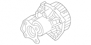 Rear differential gearbox Nissan Rogue 21-24 AWD 154k