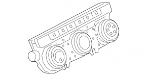 Climate control VW Atlas 20-23 Manual