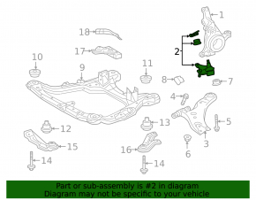 Ball joint front right Toyota Highlander 08-13