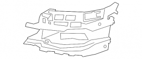 Front bumper mount, right, inner frame, BMW 8 G15 G16 20-25