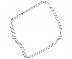 Rubber seal for trunk door Mini Cooper F56 3d 14-24