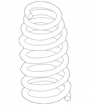 Rear left spring Kia EV6 22-24 Long Range, AWD