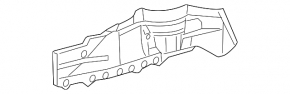 Outer part of the front right side member of a Toyota Corolla e12 03-06 Japan built