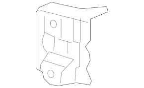 Front right side member nose Toyota Camry v70 18-18