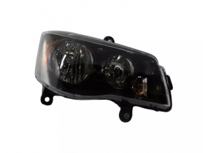 Headlight front right bare Dodge Grand Caravan 11-20 black