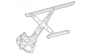 Window lift mechanism front right Toyota Camry v70 18-24