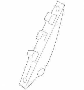 Rear Bumper Bracket Left Acura ILX 13-15
