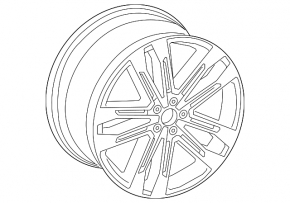 Wheel disk R21 8.5J ET:34 Audi Q5 80A 18-24 style 42V