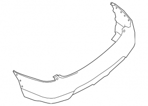 19-20 Nissan Rogue rear bumper with parking sensors