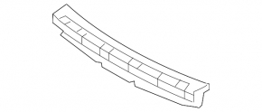 Front Bumper Absorber Kia Sorento 14-15 Rest USA, Crack