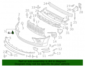 Front Bumper Tow Hook Cap Porsche Macan 15-18