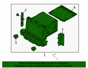 Radio tape recorder Hyundai Tucson 16-18 small display
