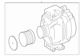 Mercedes GLC 300 16-19 RWD Generator