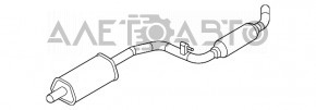 Exhaust pipe assembly without catalytic converter Ford Focus mk3 11-18 2.0 type 2