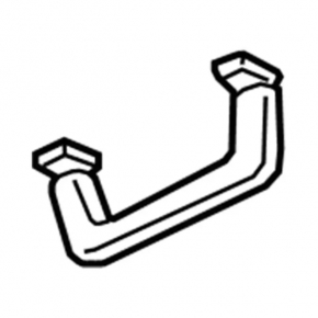 Front ceiling handle left Ford Fusion mk5 17-20 gray