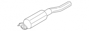 Catalytic converter lower Ford Escape MK3 13-19 2.5