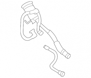 Fuel filler neck BMW 3 G20 21-25 plug-in
