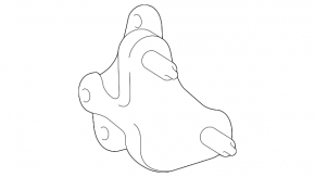 Lower front left door hinge for Mercedes W211