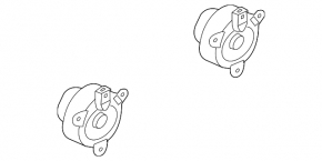 Left cooling fan motor for Nissan 350z