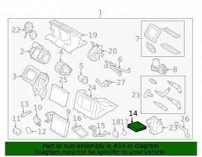 Volvo S60 11-18 heater core