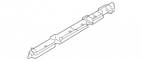 Door sill bracket right Volvo V90 17-22 usa rear