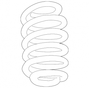 Rear left spring Chevrolet Bolt EV 22-23
