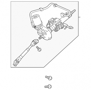 Toyota Prius 30 10-15 Electric Power Steering Column