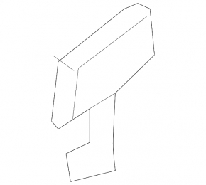Tow Hook Cap Rear Bumper Audi A6 C8 19-