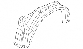 Front right fender liner for Mitsubishi Outlander 2007-2013