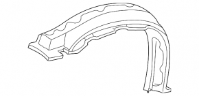 Front left fender liner for Lexus LX 98-07