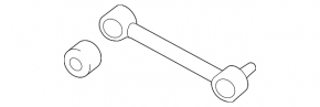 Rear right transverse control arm Kia Sorento 10-15 FWD