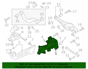Rear left axle shaft VW Taos 22-25