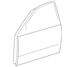Bare door front right Lexus IS250 IS350 06-13