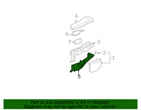 Lexus ES350 07-12 Underhood Fuse Box Housing