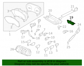 Subaru Forester 19-24 SK information display, scratches