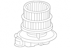 Heater Fan Motor Lexus IS 14-20